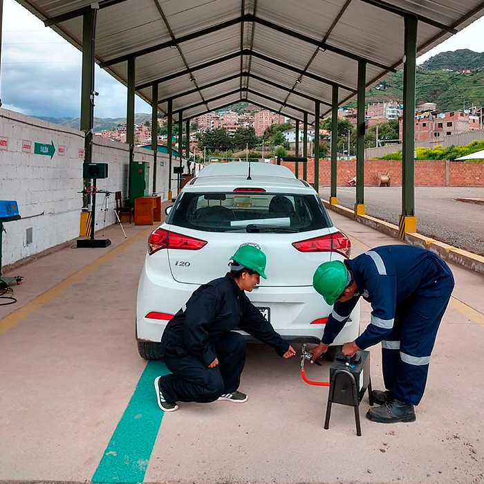 Estación de Emisiones de Gases Contaminantes